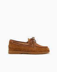 Women's Classic Suede Coastal Lace-Up Loafers
