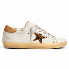 (Clean Up - US 6) Women's Ivory Star Sneakers