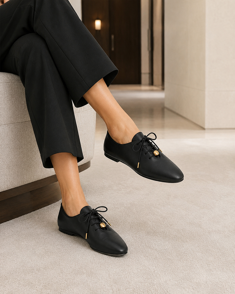 Minimalist-Daily-Leather-Lace-Up-Flat-Shoes-1