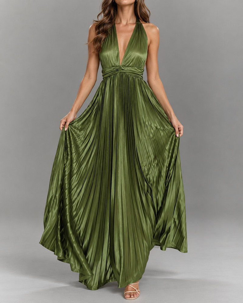 Glamorous-Party-Halter-Pleated-Maxi-Gown-Dress-14