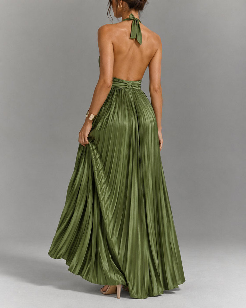 Glamorous-Party-Halter-Pleated-Maxi-Gown-Dress-13