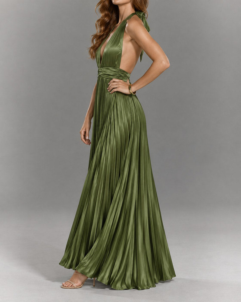 Glamorous-Party-Halter-Pleated-Maxi-Gown-Dress-8