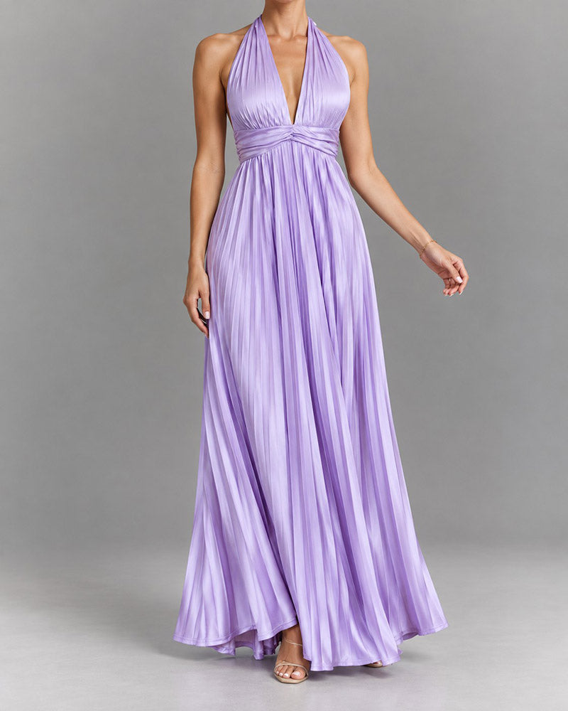 Glamorous-Party-Halter-Pleated-Maxi-Gown-Dress-34
