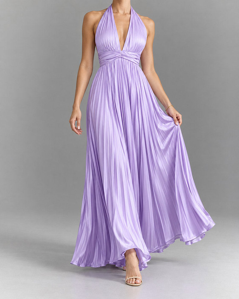 Glamorous-Party-Halter-Pleated-Maxi-Gown-Dress-35