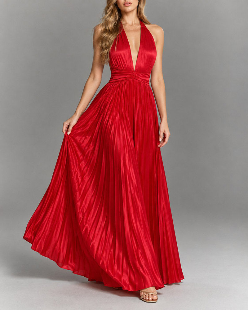 Glamorous-Party-Halter-Pleated-Maxi-Gown-Dress-40
