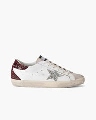 Lace-Up Leather Sneaker for Casual Weekend Wear Signature Motif