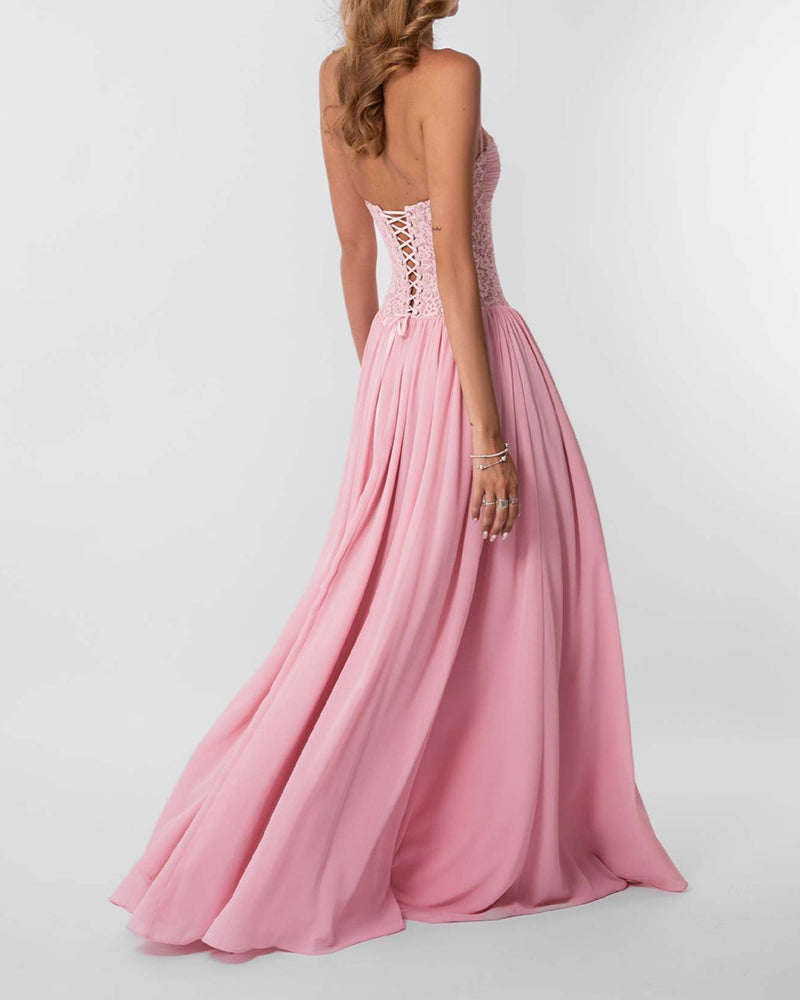 Garden-Reception-Lace-Bodice-Halter-Maxi-Dress-7