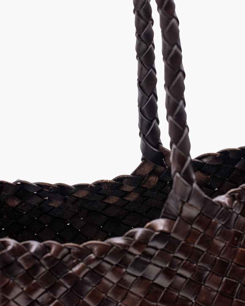 Everyday-City-Escape-Dark-Brown-Woven-Leather-Tote-3