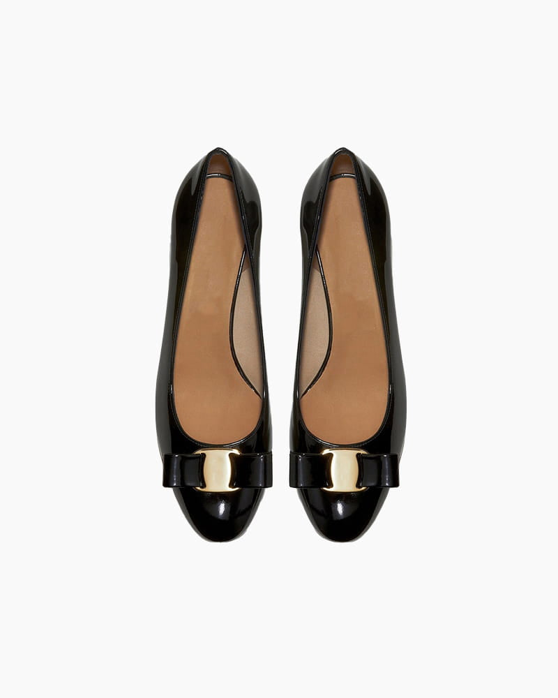 Elegant-Office-Day-Patent-Bow-Pumps-2