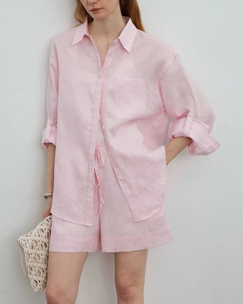 Relaxed-Seaside-Linen-Oversized-Shirt-Dress-5