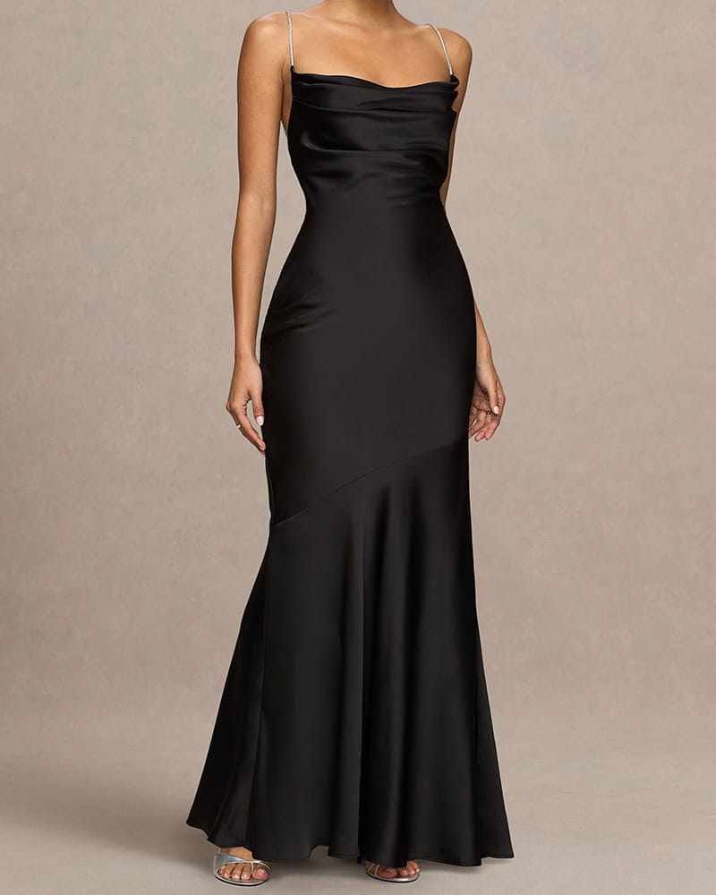 Elegant-Evening-Cowl-Neck-Maxi-Satin-Gown-1