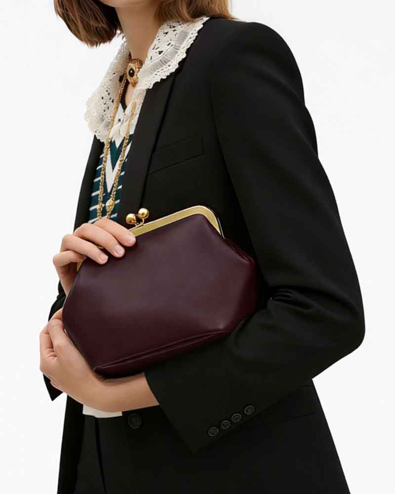 Vintage-Evening-Kiss-Lock-Small-Shoulder-Bag-3