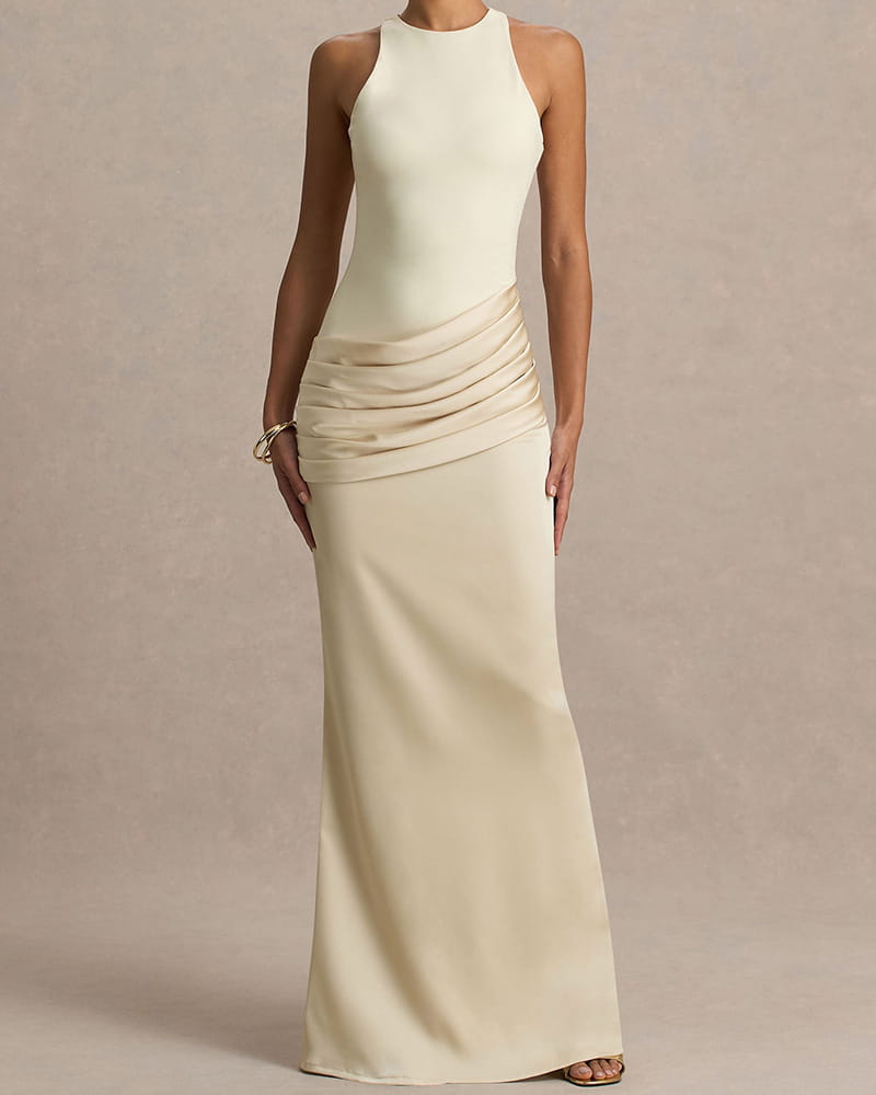 Elegant-Evening-Ruched-Maxi-Party-Dress-2