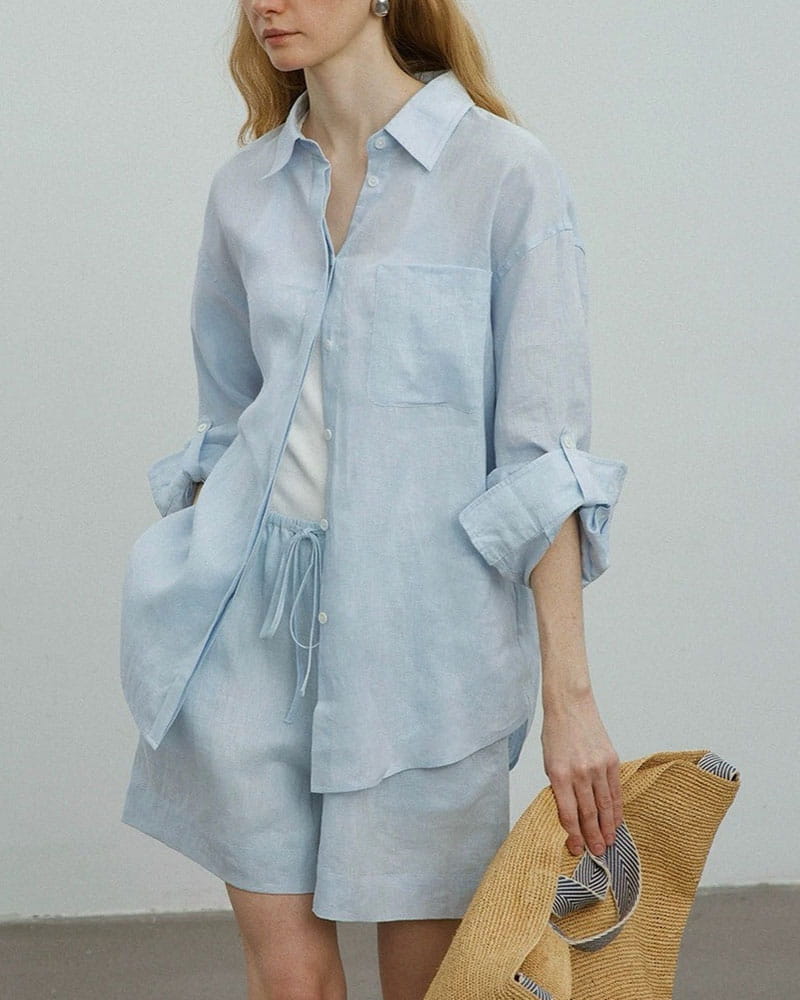 Relaxed-Seaside-Linen-Oversized-Shirt-Dress-2