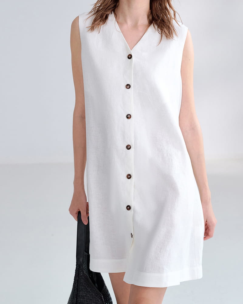 Summer-Office-Casual-Sleeveless-Linen-Shirt-Dress-18