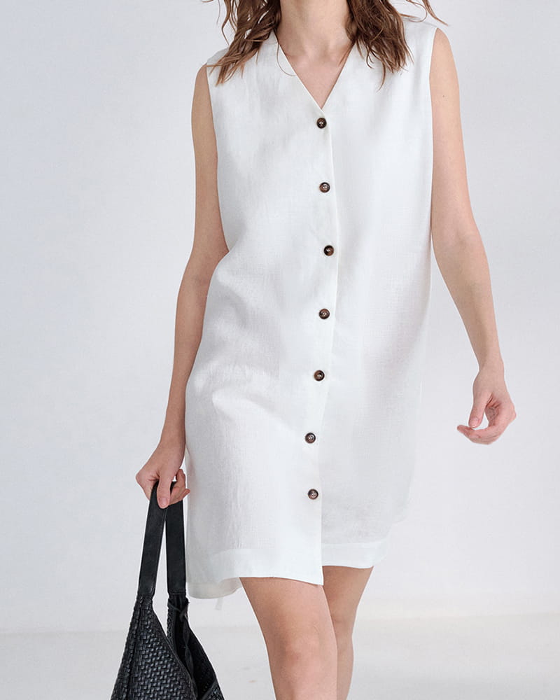 Summer-Office-Casual-Sleeveless-Linen-Shirt-Dress-19