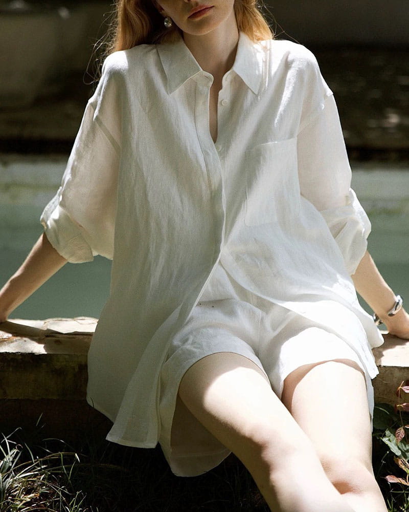 Relaxed-Seaside-Linen-Oversized-Shirt-Dress-4