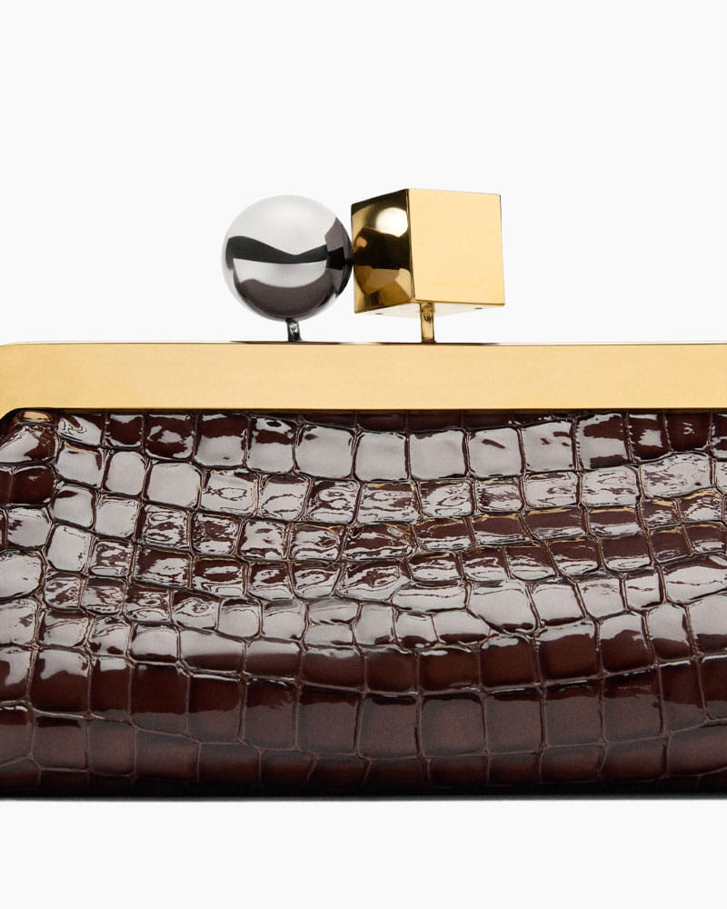 Evening-Croc-Embossed-Patent-Shoulder-Clutch-7