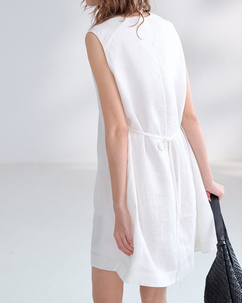 Summer-Office-Casual-Sleeveless-Linen-Shirt-Dress-17