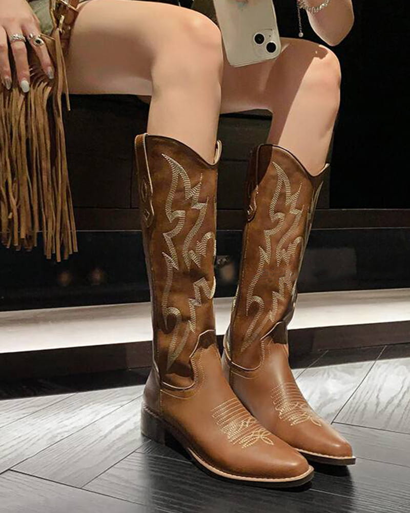 Weekend-Rodeo-Tall-Cowhide-Western-Boots-1
