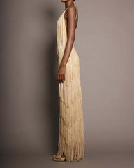 Ballroom-V-Neck-Sleeveless-Tiered-Fringe-Maxi-Dress-7