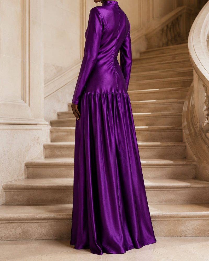 Luxe-Party-Satin-Drop-Waist-Maxi-Gown-3