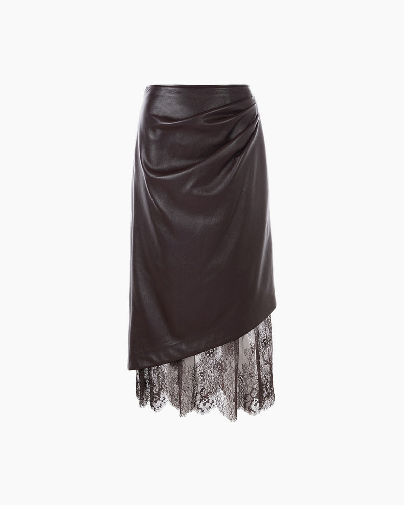 Gallery-Faux-Leather-Belted-Jacket-And-Lace-Trim-Skirt-Set-6