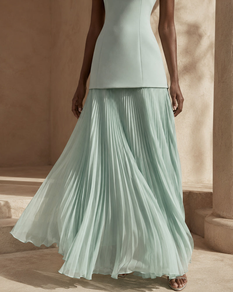 Sunlit-Soirée-Pleated-Boat-Neck-Maxi-Gown-8