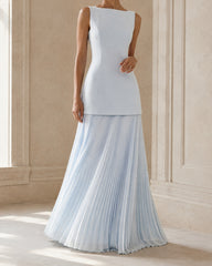 Sunlit-Soirée-Pleated-Boat-Neck-Maxi-Gown-3