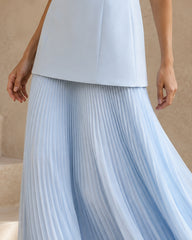 Sunlit-Soirée-Pleated-Boat-Neck-Maxi-Gown-1