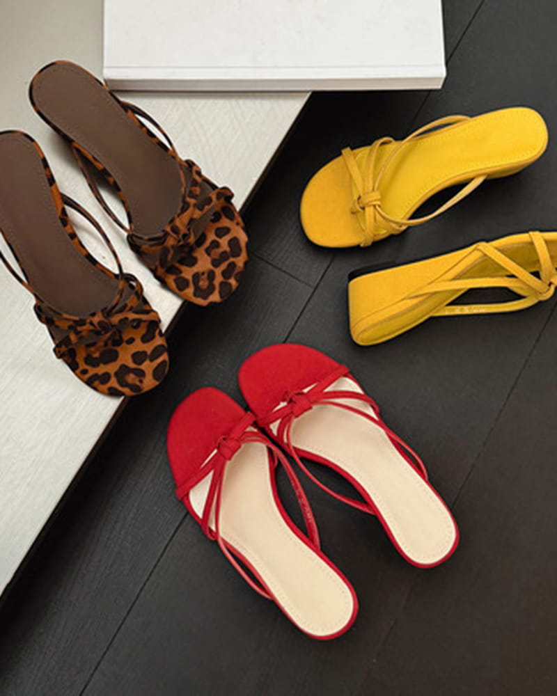 Casual-Street-Open-Toe-Mid-Heel-Slides-9