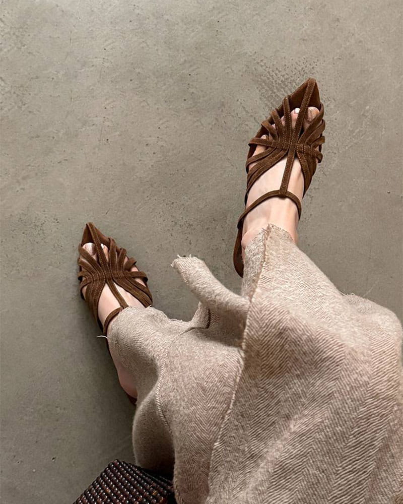 Summer-Stroll-Pointed-Toe-Woven-Suede-Mules-13
