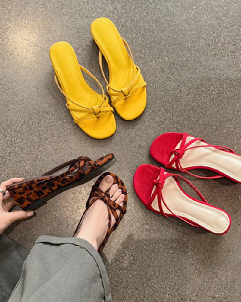 Casual-Street-Open-Toe-Mid-Heel-Slides-3