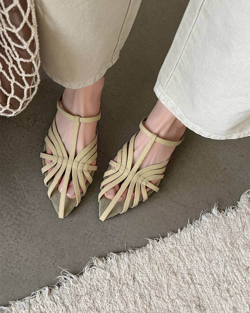 Summer-Stroll-Pointed-Toe-Woven-Suede-Mules-11