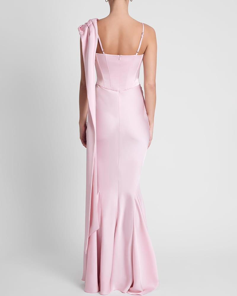 Romantic-Evening-Ruffled-Satin-Mermaid-Dress-6