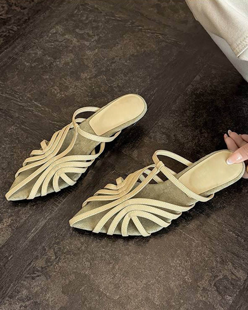 Summer-Stroll-Pointed-Toe-Woven-Suede-Mules-10