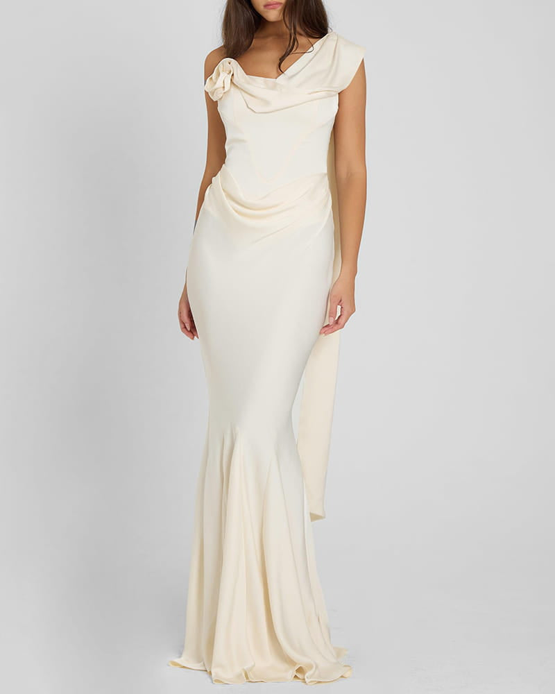 Romantic-Evening-Ruffled-Satin-Mermaid-Dress-17