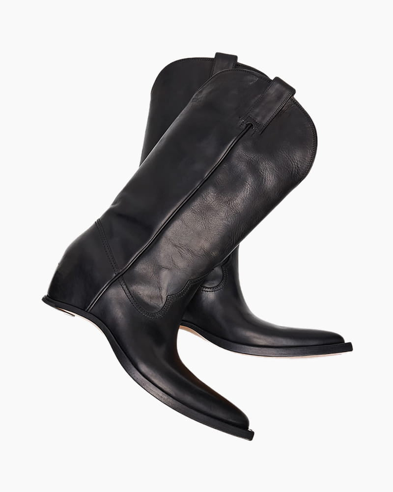 Everyday-City-Stroll-Curved-Heel-Leather-Boots-4