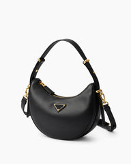 Black-Leather-Everyday-Crescent-Shoulder-Bag-5