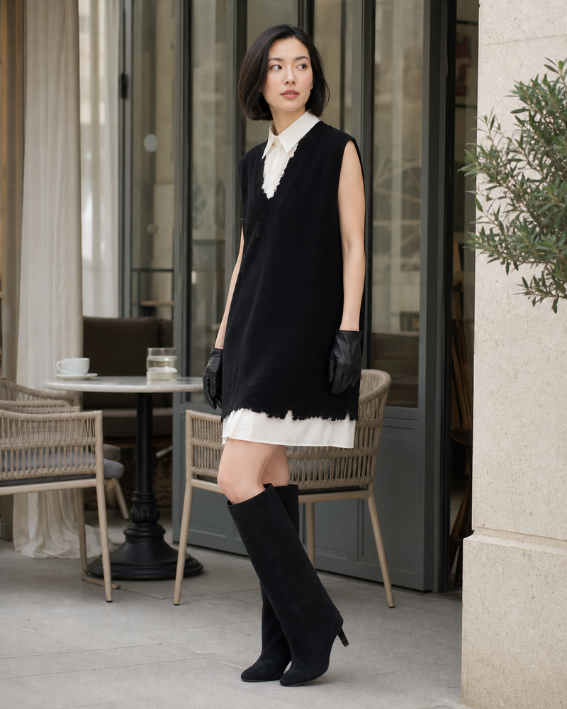 Chic-City-Night-High-Heel-Suede-Boots-1