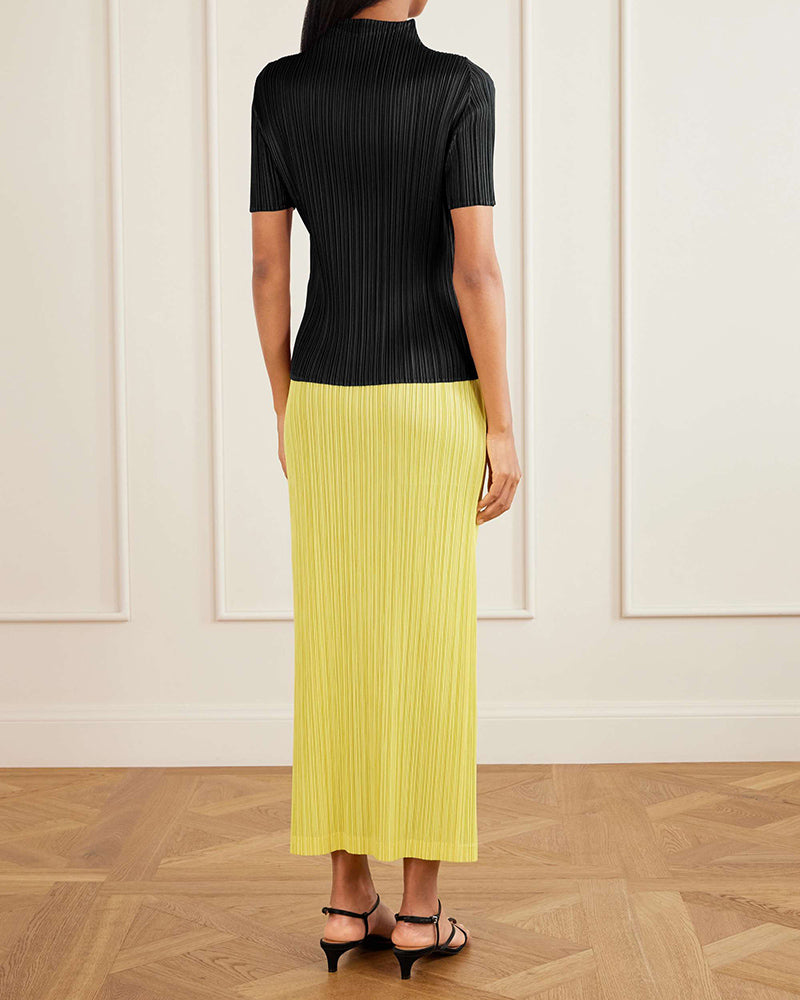 Gallery-Pleated-Mock-Neck-Short-Sleeve-Top-4