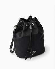 Black-Leather-Everyday-Drawstring-Bucket-Bag-3