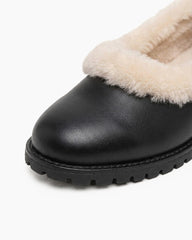 Cozy-Winter-Outdoor-Fur-Trim-Ballet-Flats-5