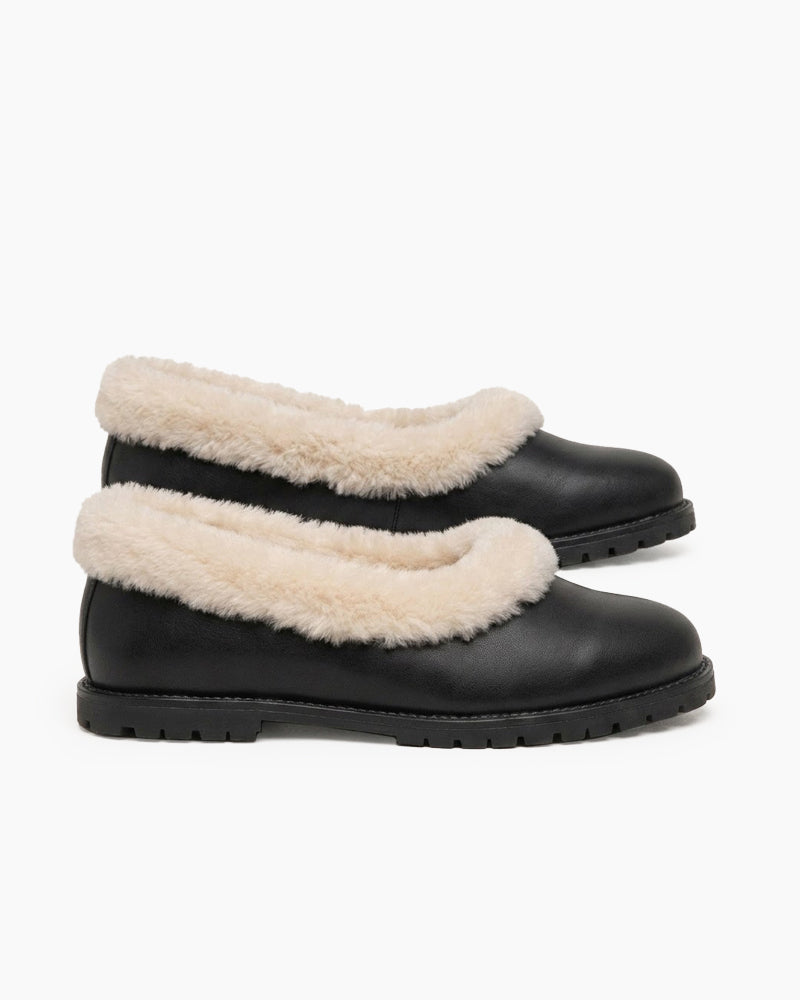 Cozy-Winter-Outdoor-Fur-Trim-Ballet-Flats-3