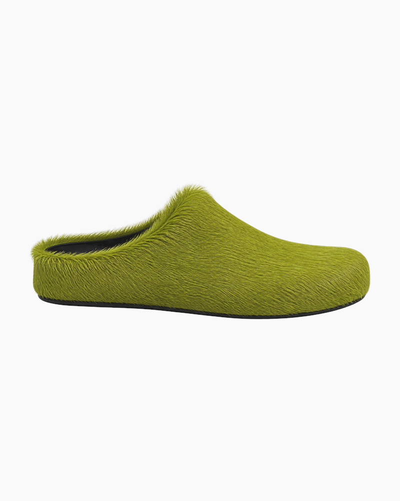 Designer Real Fur Slides Clogs Mules Flat Luxury Slippers (Women)