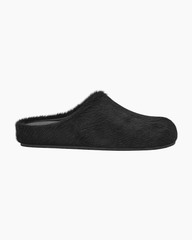 Designer Real Fur Slides Clogs Mules Flat Luxury Slippers (Women)