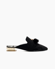 Flat Tassel Mules