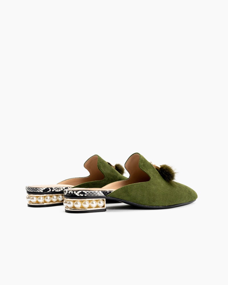 Flat Tassel Mules