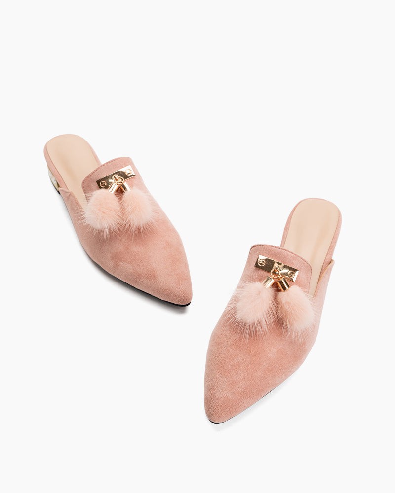 Flat Tassel Mules