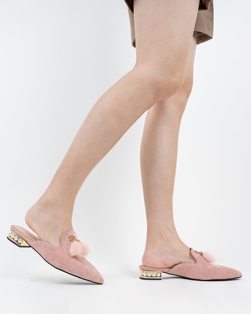 Flat Tassel Mules